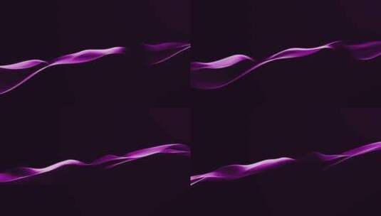 动态数字粒子波流背景紫色高清在线视频素材下载