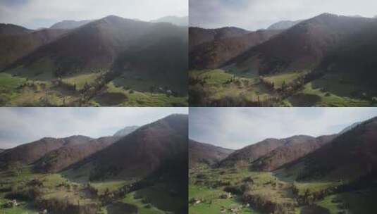 罗马尼亚Valea Doftanei绿色高清在线视频素材下载