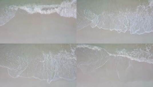 海浪涌向海岸高清在线视频素材下载