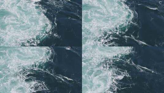 航拍海浪的镜头高清在线视频素材下载