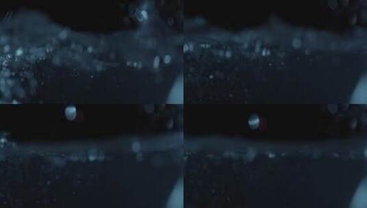 液体飞溅特写镜头高清在线视频素材下载