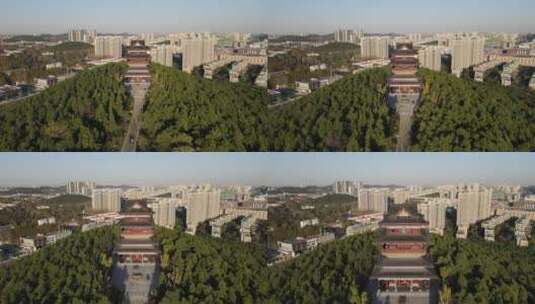 航拍江苏徐州汉文化园4A景区高清在线视频素材下载