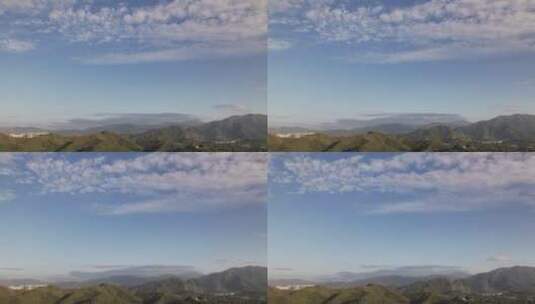 落马洲山天空云层云海云朵延时4K高清在线视频素材下载