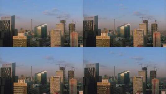 北京金地中心 城市 入夜延时高清在线视频素材下载