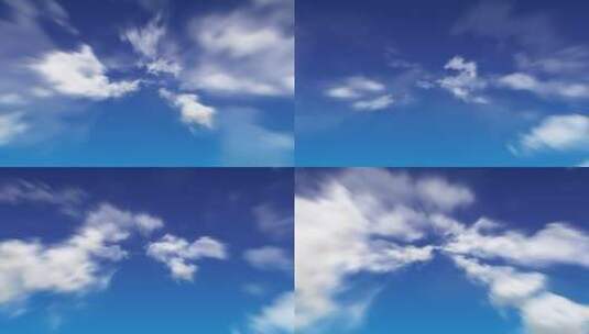 云层快速移动的延时镜头高清在线视频素材下载