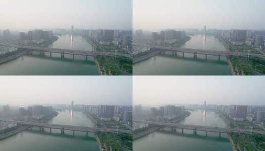 4k航拍湖南郴州小东江高清在线视频素材下载