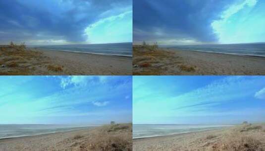 海边美景的延时拍摄高清在线视频素材下载