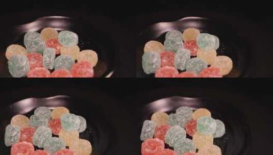 儿童甜品水果糖高清在线视频素材下载