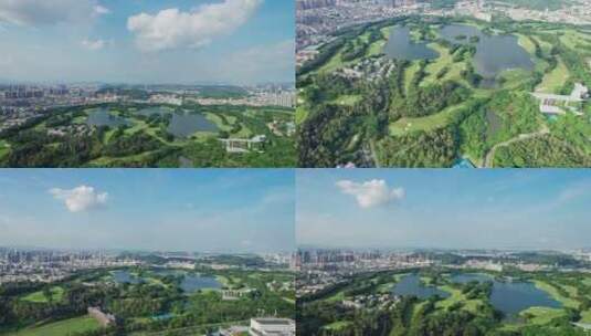 深圳高尔夫球场 高尔夫俱乐部高清在线视频素材下载