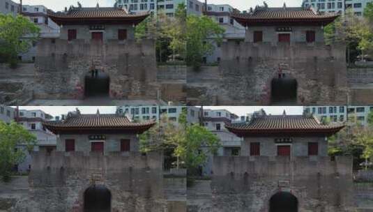 深圳南头古城 城墙2高清在线视频素材下载