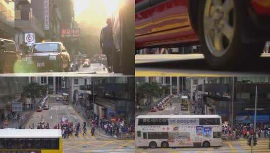 香港街头高清在线视频素材下载