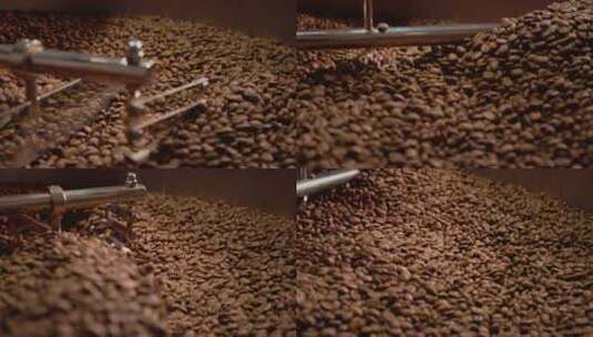 烘培机咖啡豆高清在线视频素材下载