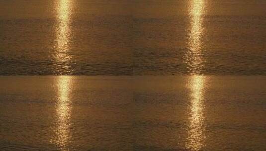 波光粼粼的水面 金色水面高清在线视频素材下载