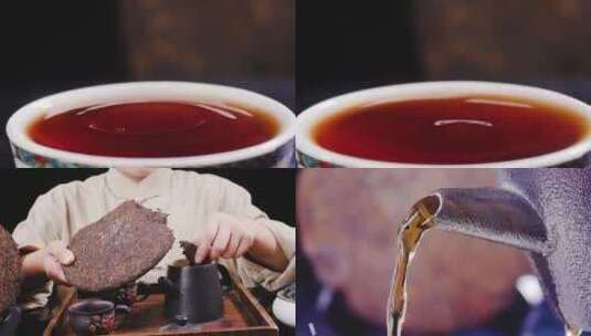 煮泡红茶高清在线视频素材下载