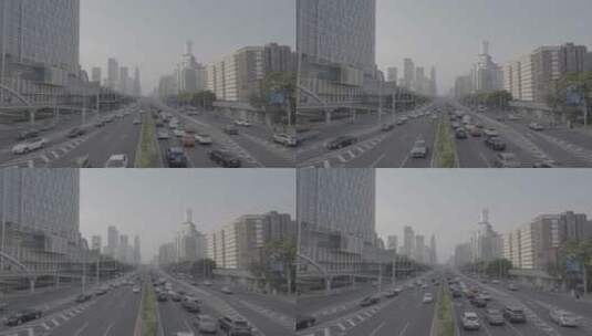 北京高楼大厦 城市车流高清在线视频素材下载