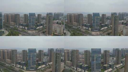 云南弥勒城市发展航拍高清在线视频素材下载