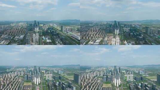 杭州未来科技城核心区延时高清在线视频素材下载