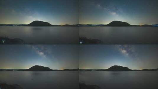 8K云南海峰湿地星空银河高清在线视频素材下载