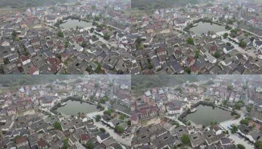 航拍城镇风景高清在线视频素材下载