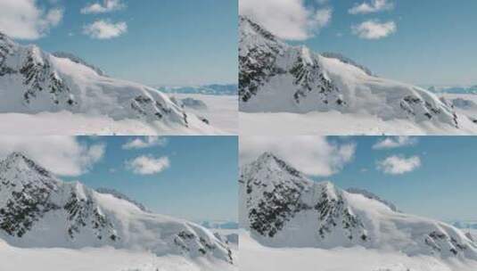 雪山冰川摇移镜头高清在线视频素材下载