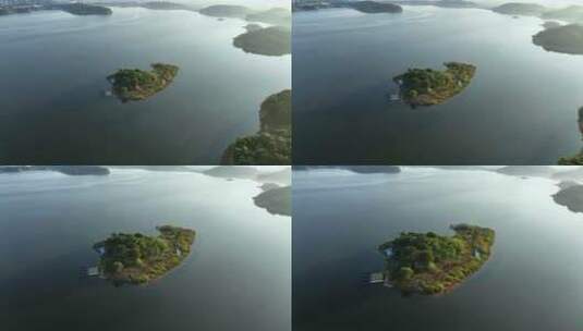 溧阳 天目湖 水库 渔业 自然 旅行 风景高清在线视频素材下载