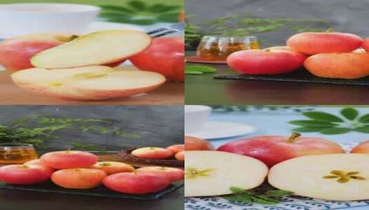 新疆嘎啦小苹果 诱人的苹果高清在线视频素材下载