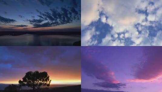 【合集】美丽的云层高清在线视频素材下载