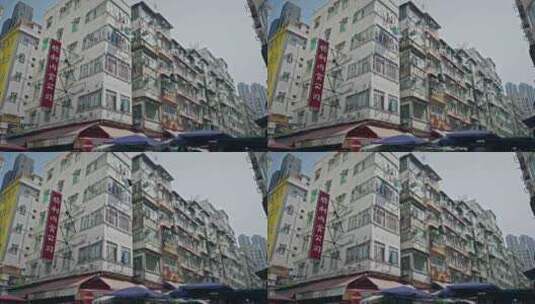 香港油麻地街市高清在线视频素材下载