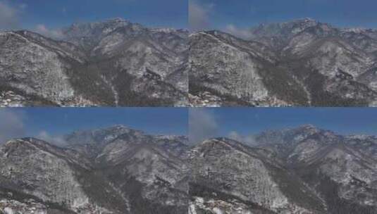 雪后泰山，静美如画高清在线视频素材下载