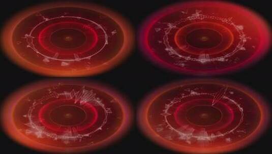 圆形动感音频播放器高清在线视频素材下载