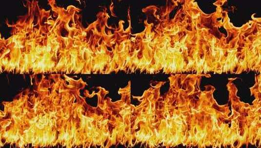 熊熊燃烧火焰素材高清在线视频素材下载