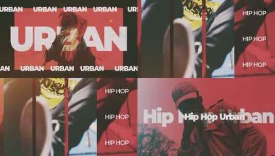 动感时尚城市嘻哈风格潮流视频AE模板高清AE视频素材下载