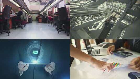 职场办公室团队会议讨论演示企业宣传片高清在线视频素材下载