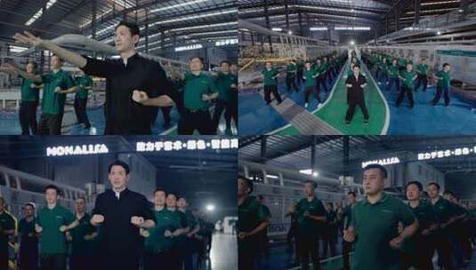 佛山功夫咏春叶问咏春拳操武术养生传统文化高清在线视频素材下载