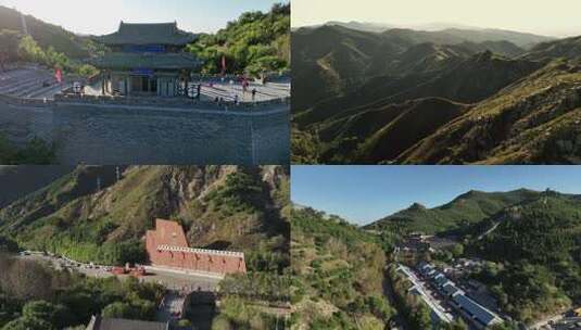 中华第一关雁门关高清在线视频素材下载