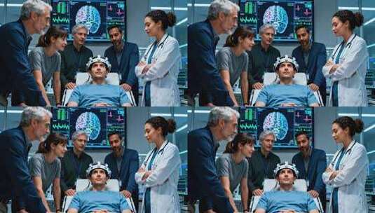 医生与病人交流医疗场景高清在线视频素材下载