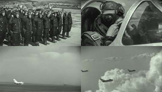 抗美援朝 中国空军高清在线视频素材下载