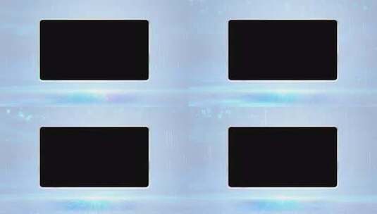 浅蓝色灰色光线上升高级视频框透明框20秒高清在线视频素材下载