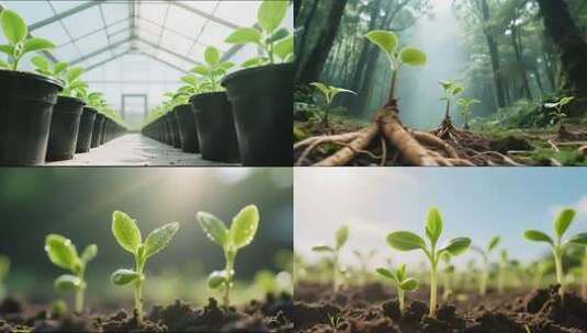 破土而出的希望合集高清在线视频素材下载