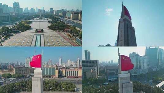 南昌八一南昌起义纪念塔高清在线视频素材下载