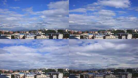 蓝天白云延时高清在线视频素材下载