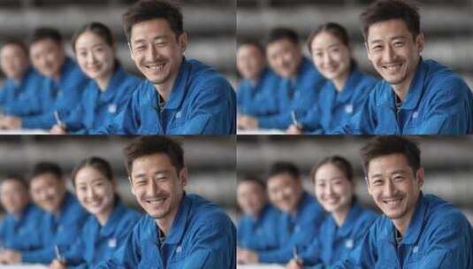 团结协作的工程师团队展现专业与信任高清在线视频素材下载