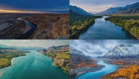 阿拉克斯河合集高清在线视频素材下载