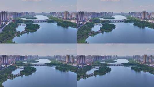 4K清远市飞来湖高清在线视频素材下载