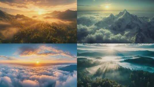 云海日出延时日落太阳升起朝阳夕阳晨曦高清在线视频素材下载