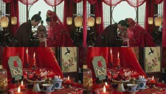 中式婚礼仪式高清在线视频素材下载