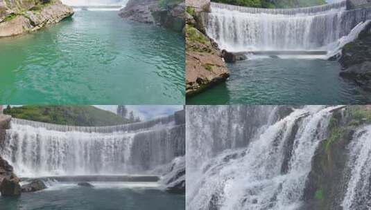 户外自然景观瀑布高清在线视频素材下载