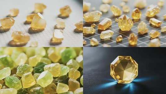 多彩晶体3D展示高清在线视频素材下载