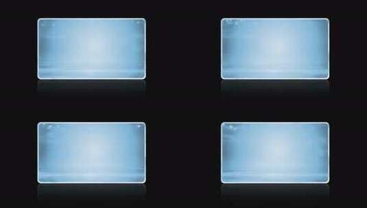 白色灰色视频框玻璃框40秒高清在线视频素材下载