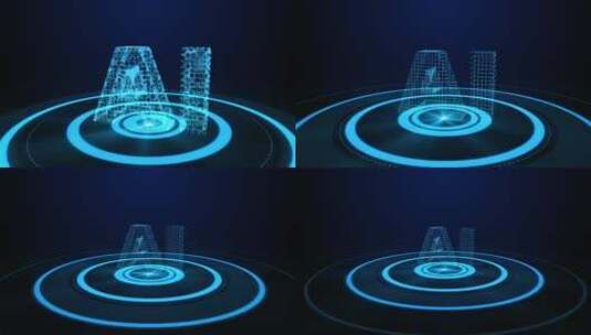 AI人工智能互联网大模型高清在线视频素材下载